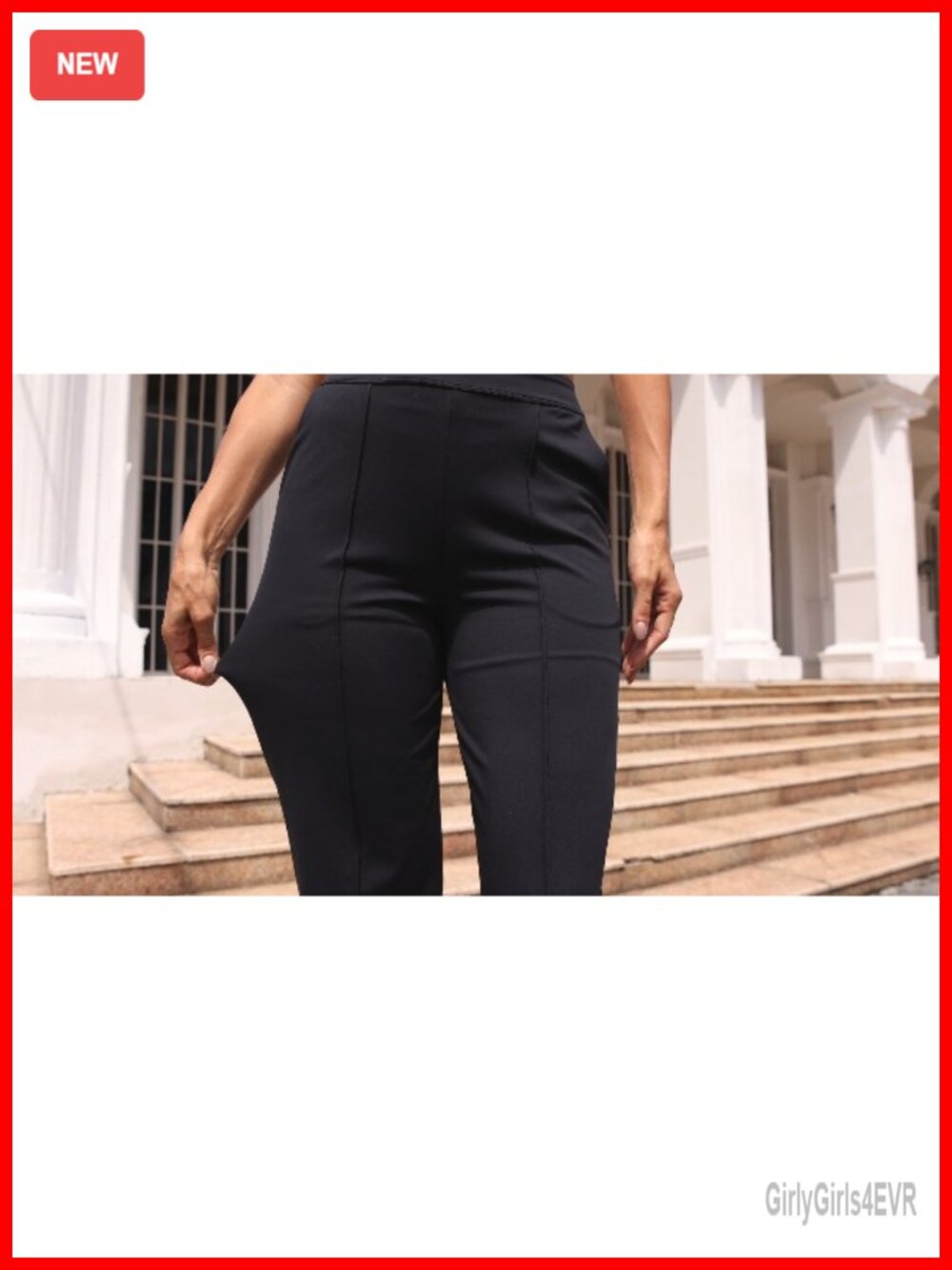 Stretchy Business Casual Wide Leg Pants - Picture 6 of 6